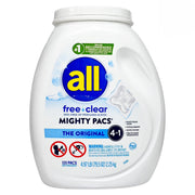 all free clear MIGHTY PACS 無香無色素洗衣凝珠 (120粒) Laundry Capsule & Ball Laundry Balls 圖1