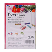 AOZORA - Dot Flower Crayon點點花朵蠟筆 6色(平行進口) (4571397652739)