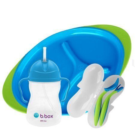 B.Box 杯.碟.餐具3件套裝(藍色) [ 貨品] Children's Bowls & Plates Children's Cutleries Sets 圖5