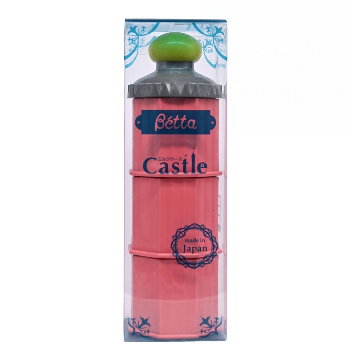 Bétta 日本 Betta 城堡造型 三層分隔奶粉格 (粉紅色) Milk Powder Dispenser 圖3