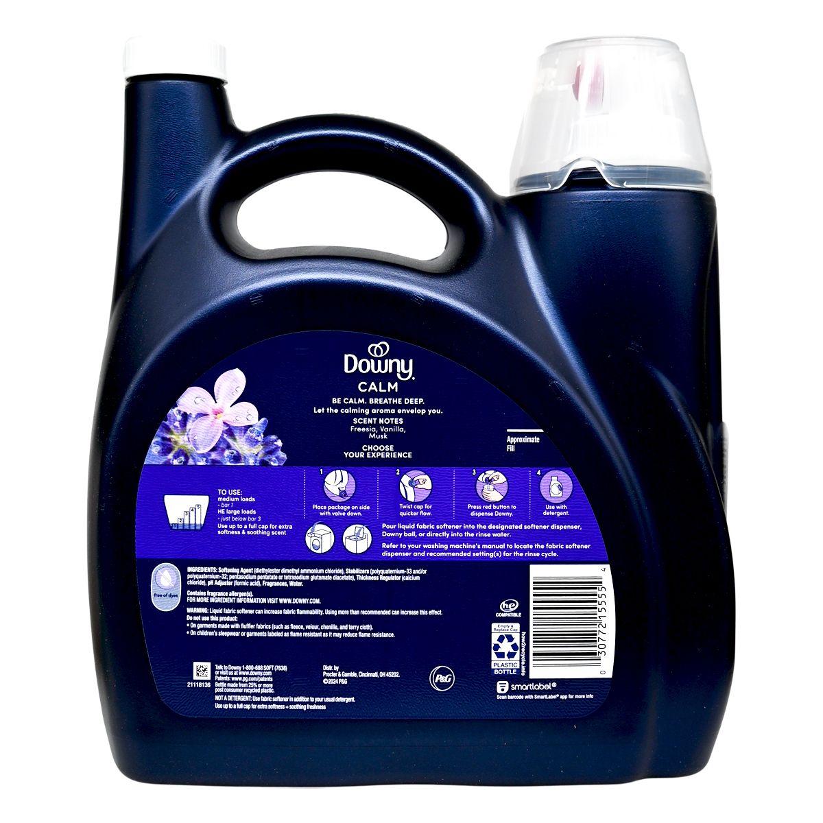 Downy -Downy Calm 柔順護衣珠 2合1（柔軟＋香氛）薰衣草雲呢拿味 3.28L｜最多可用164次 -15555(平行進口)