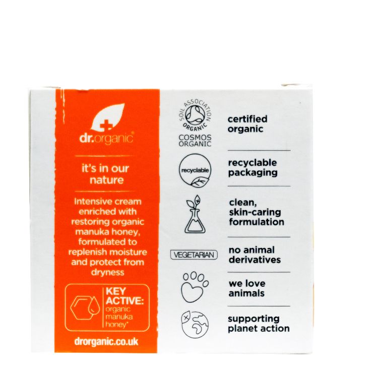 dr.organic 有機麥盧卡蜂蜜修護霜 50ml Day & Night Cream Day & Night Cream Moisturizing Day & Night Cream 圖2