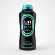 Unstopables Fresh Laundry Scent Booster bottle with blue cap on a white background