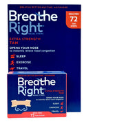 Breathe Right - [NEW PACKING]緩解鼻塞鼻貼(特強型)棕褐色72條(00559-R)(平行進口)
