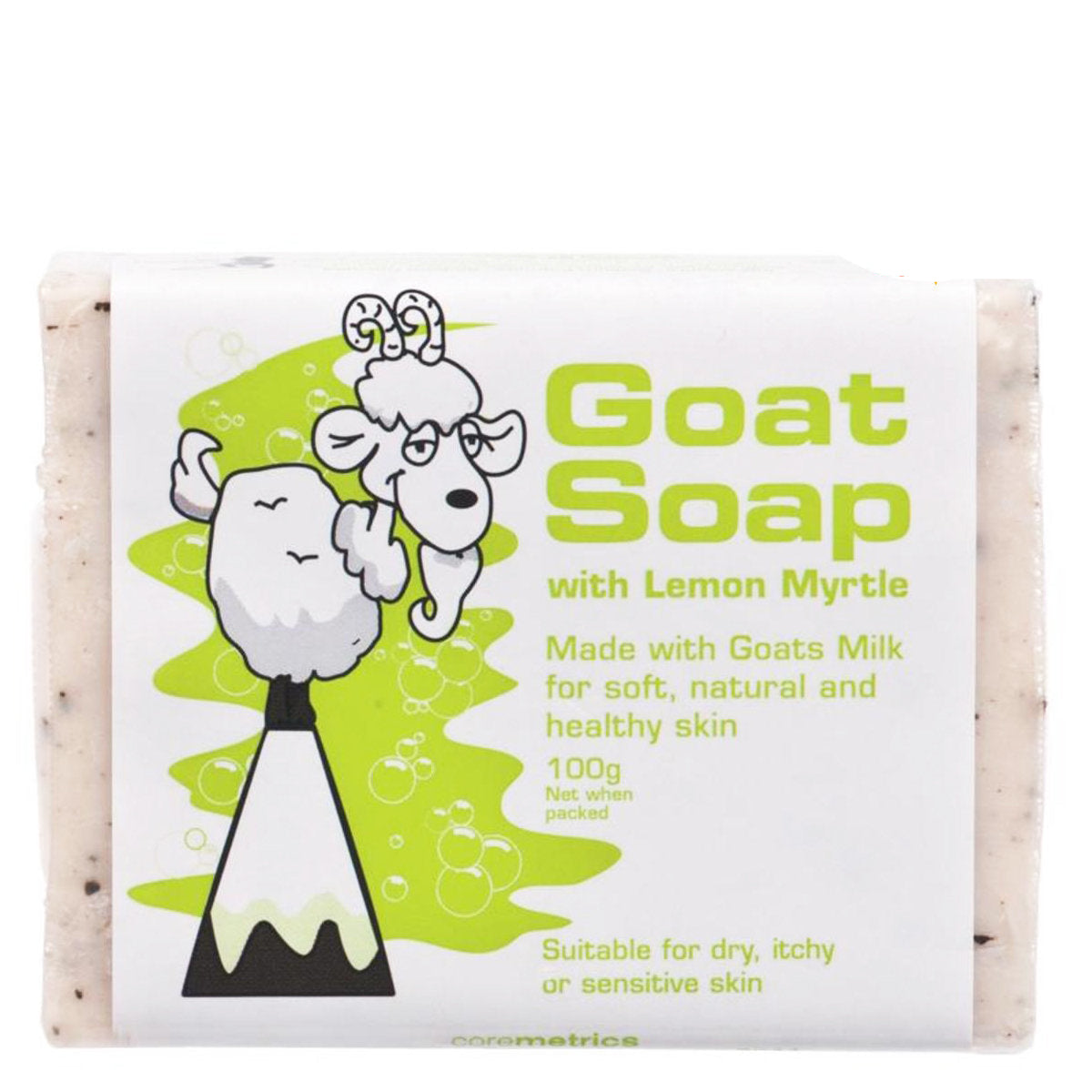 Goat Soap - 純天然山羊奶手工皂-(檸檬香桃)02028[平行進口]