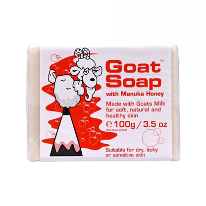 Goat Soap 純天然山羊奶手工皂-麥蘆卡蜂蜜味 100g 紅([ ] Bar Soap Bar Soap 圖1