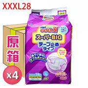 Goo.N [原箱] 日本 紙尿片XXXL 28片X 4包 [15-35kg] Diapers XXL Size 圖1