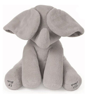GUND - 動感小象發聲毛公仔同BB玩躲貓貓互動游戲(平行進口)