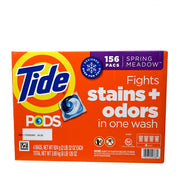 汰漬 - [原箱-新包裝]Tide Pods 汰漬 三合一即溶強力洗衣球 39X4包 (156粒) Spring Meadow(07669) (平行進口)