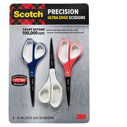 思高 - Precision Ultra Edge較剪 3把 (3 x 20.3cm) (平行進口) (27205)