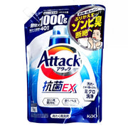 Kao Attack- 抗菌EX強力潔净洗衣液 1kg [補充裝] Laundry Liquids Laundry Detergents Liquids 圖1