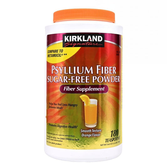 Kirkland Signature 洋車前纖維無糖粉（橙味）1.04kg Digestive Cardiovascular Glucose Management 圖1