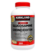 Kirkland Signature 葡萄糖胺 1500mg 軟骨素 1200mg 關節補充劑 - 香港現貨 280粒裝