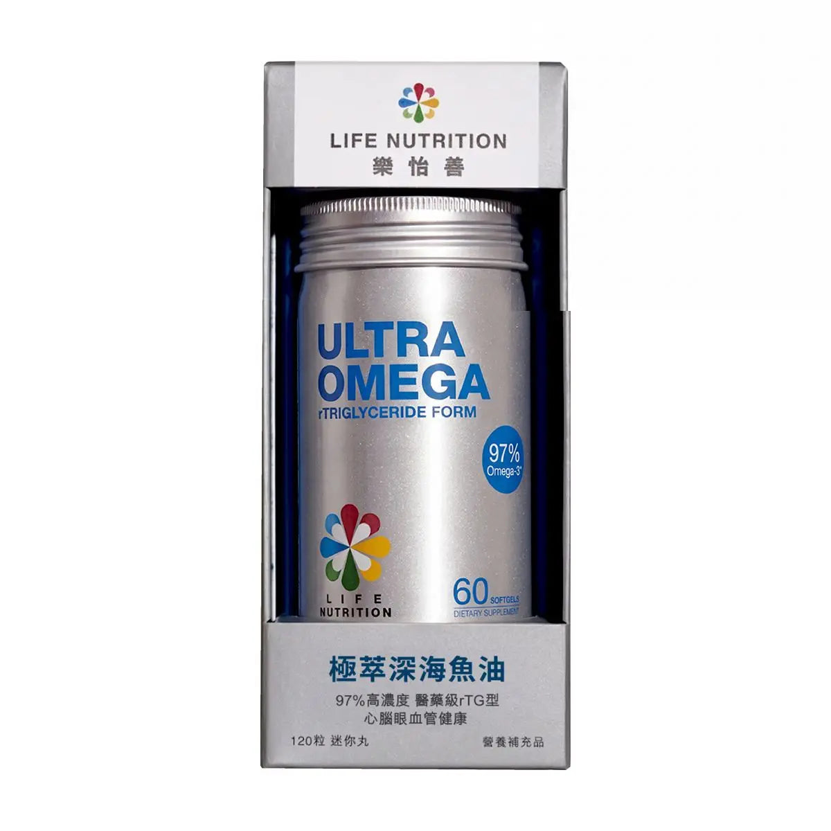 LIFE NUTRITION 極萃深海魚油 60粒 Health Food Cardiovascular 圖1