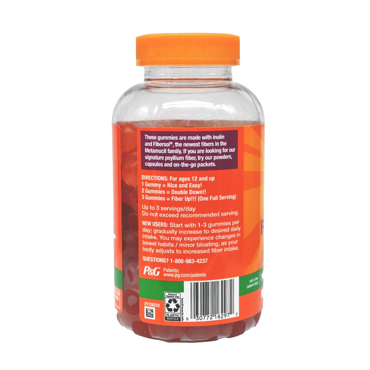 MetaMUCIL 纖維無糖軟糖 [橙味] 150粒 Digestive 圖4