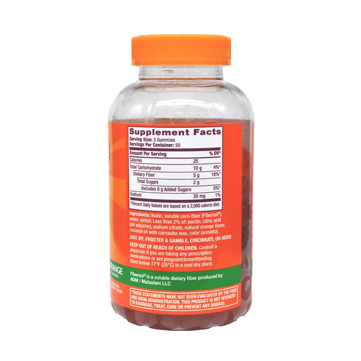 MetaMUCIL 纖維無糖軟糖 [橙味] 150粒 Digestive 圖5