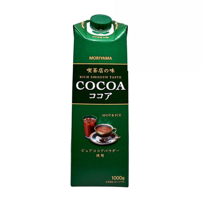 MORIYAMA 喫茶店風味香滑可可飲品 1000g 26年11月16日 Chocolate & Malt Beverages 圖1