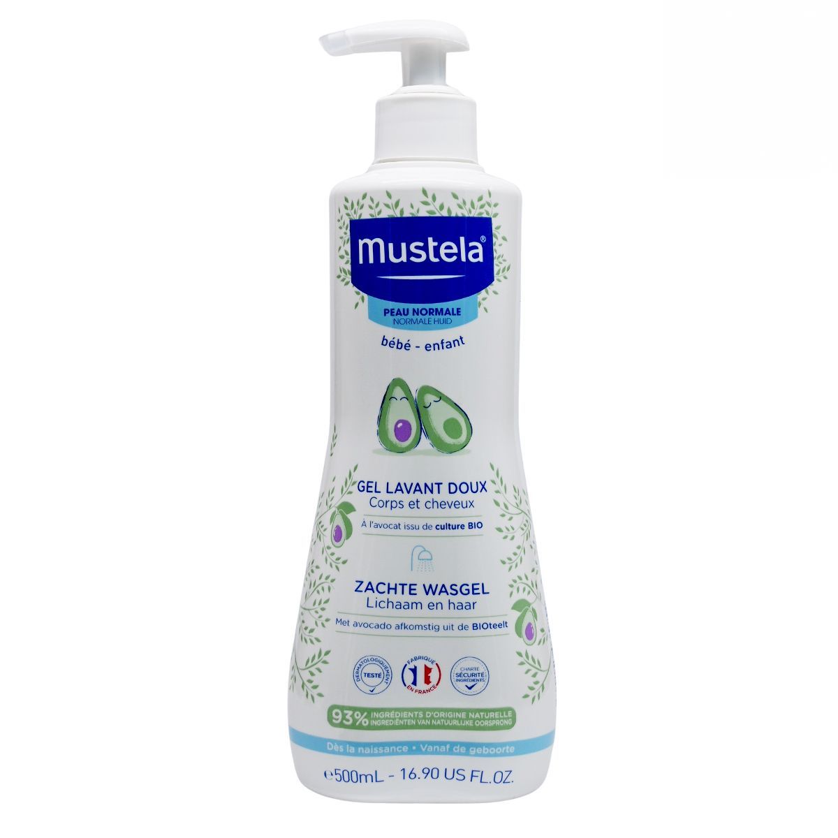 Mustela 全新配方-髮膚沐浴啫喱500ml 2028年 Shower Gel & Shampoos Baby Shower Gel 圖1
