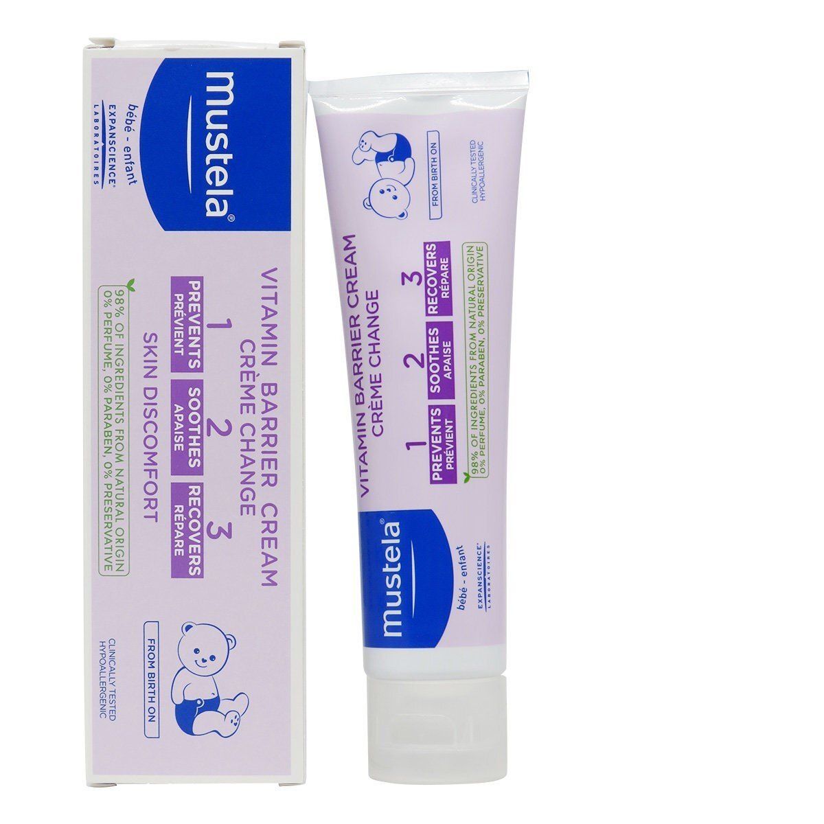 Mustela 維他命 123 換片護膚膏 100ml [ ] Nappy Creams & Lotions Nappy Cream 圖2