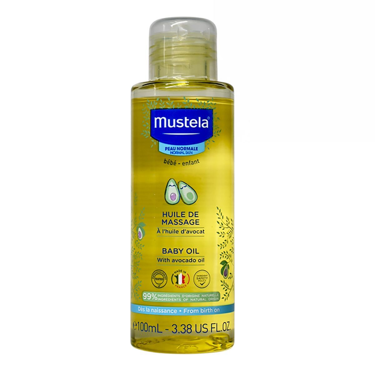 Mustela 嬰兒油 含牛油果油100ml [ ] Massage Oil Kids Health Baby Oil 圖1