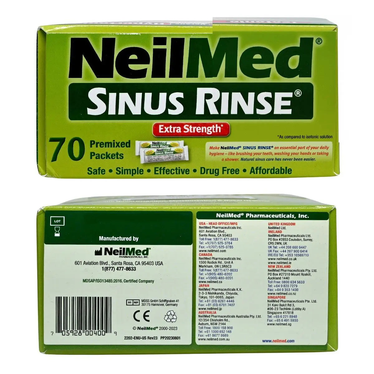 NeilMed 全天然特強高滲透鼻腔沖洗劑（70包預混粉劑） Instrument Cleaners & Disinfectants Rehabilitation Accessories Ear Nose & Throat Medicine 圖5