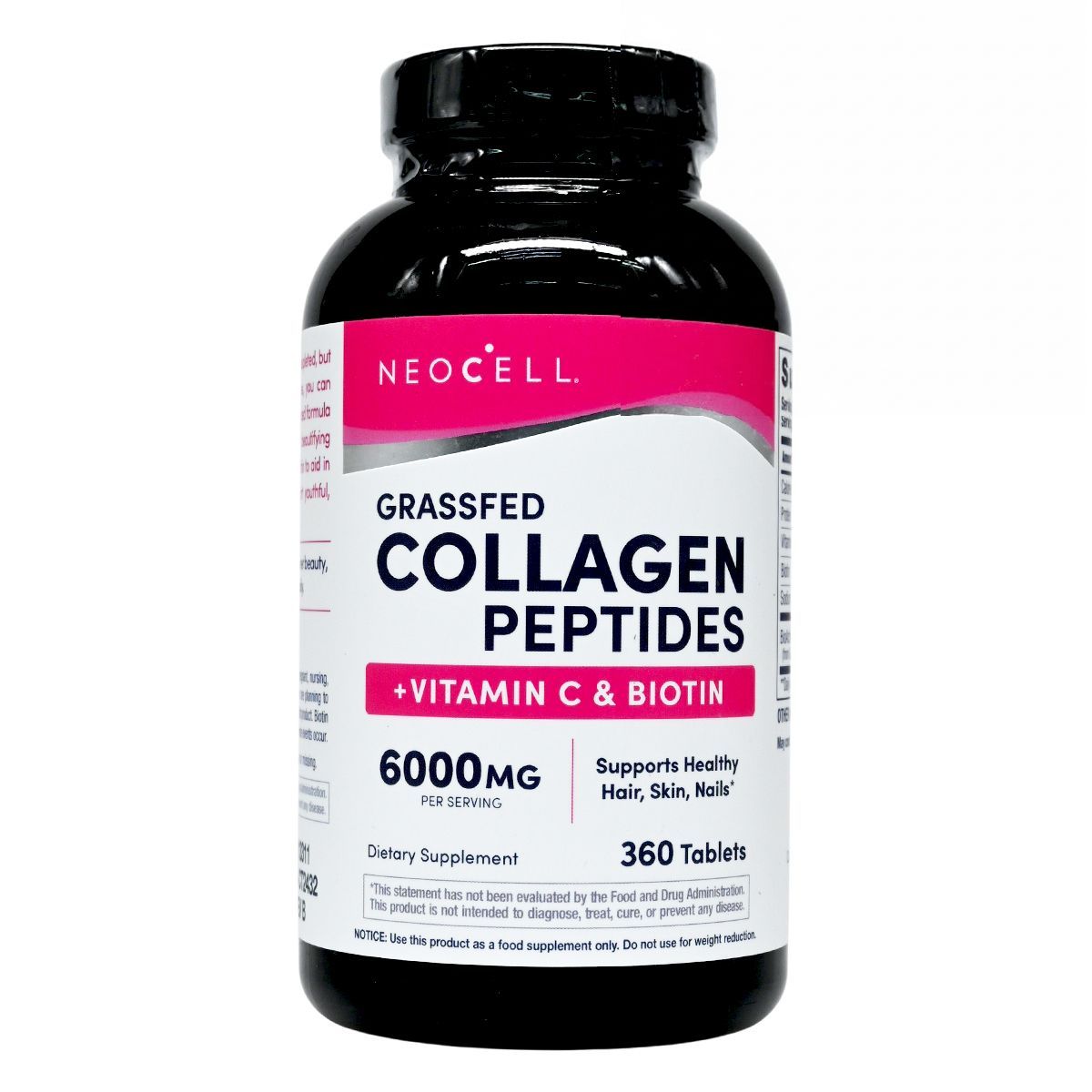 NEOCELL 草飼膠原蛋白勝肽 + 維他命C 和生物素 360粒 底 Haircare Vitamin Beauty Supplement 圖1