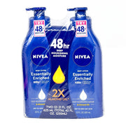 Nivea 滋養保濕48小時潤膚乳 [625毫升 x 2] Body Lotion Body Lotion Body Care 圖1