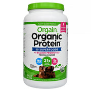 Orgain 有機素食植物蛋白粉 + 50種超級食物 + 益生菌（朱古力味）1.2kg Powder Drinks Protein Powder 圖1
