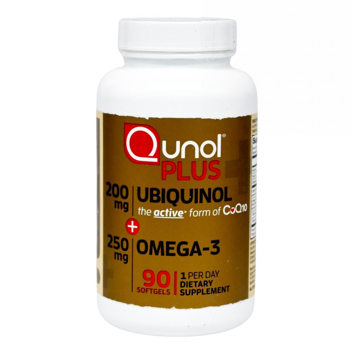 Qunol Plus CoQ10 泛醇 200mg + Omega-3 [90粒] Cardiovascular 圖1