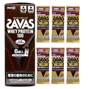 meiji SAVAS 100% 乳清蛋白粉 輕便 /旅行裝 10.5g x 6小包 [醇厚朱古力味] 28年4月底 Energy Drinks Protein Powder Protein Powder 圖1