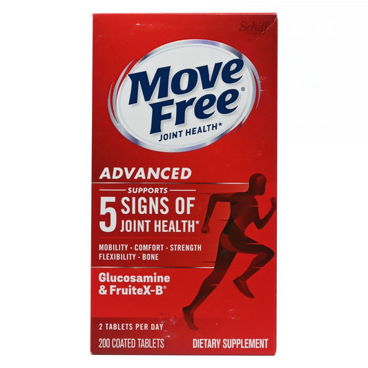 Move Free 氨基葡萄糖胺+軟骨素 200粒- 28年6月底 Bones & Joints 圖1