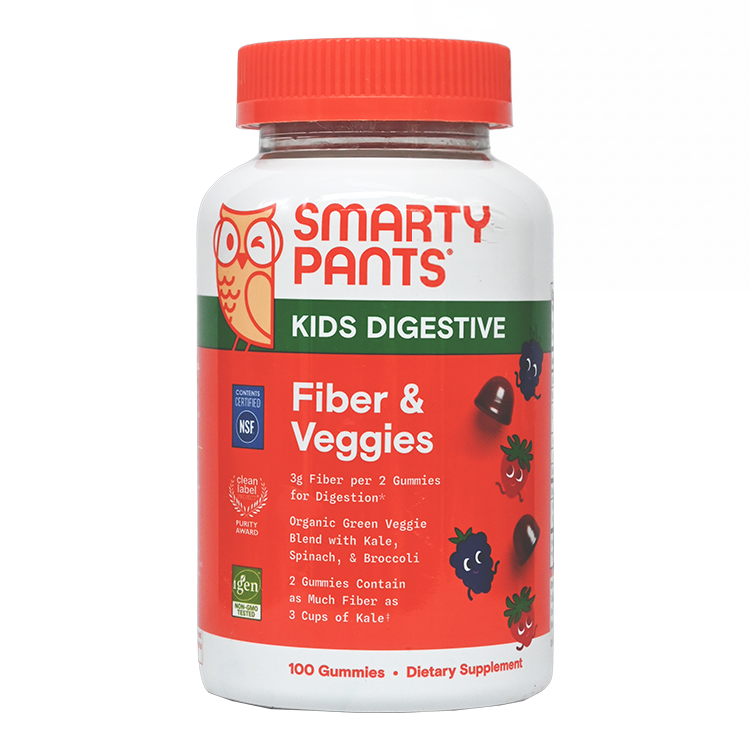 SmartyPants Vitamins 兒童膳食纖維軟糖100粒 Digestive Kids Health 圖1