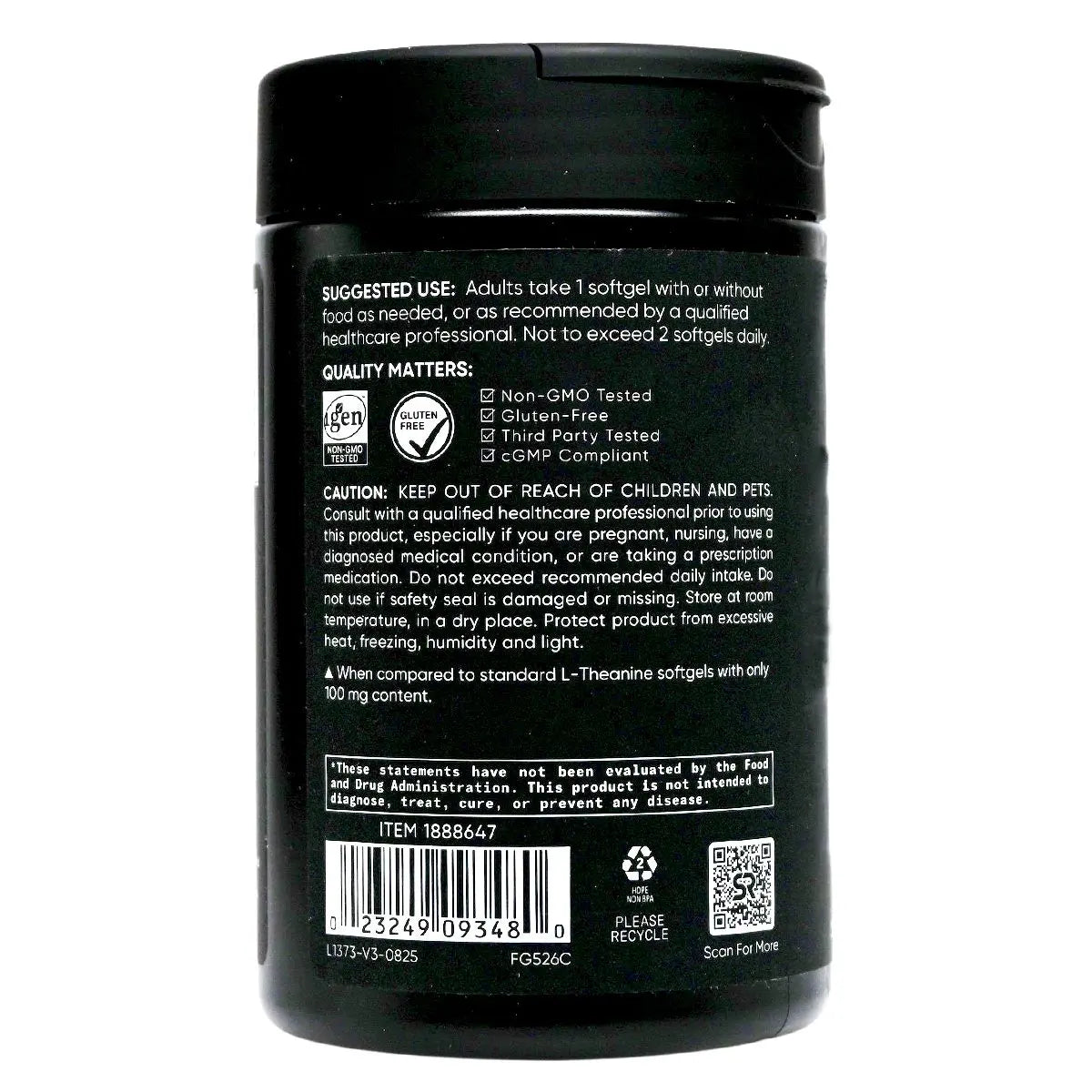 Sports Research L-蘇糖酸鎂 2000mg（135粒植物膠囊) 底 Brain Health 圖4