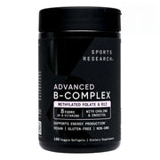Sports Research 高階複合維他命B [180粒植物軟膠囊] 底 Vitamin 圖1