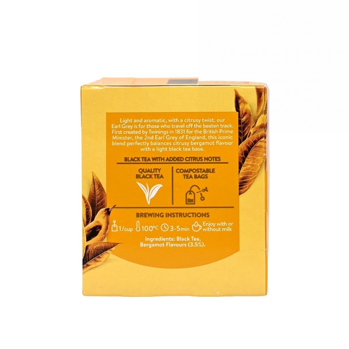 TWININGS 伯爵茶（淡味）10包20g Black Tea 圖3