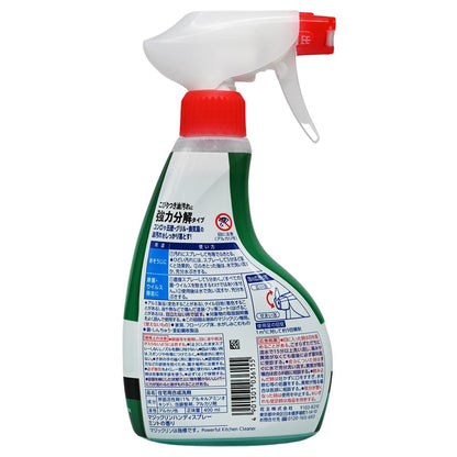 花王 - 強力去油污清潔劑 除菌廚房祛污泡沫噴霧 400ml(綠色)(36155)(平行進口)