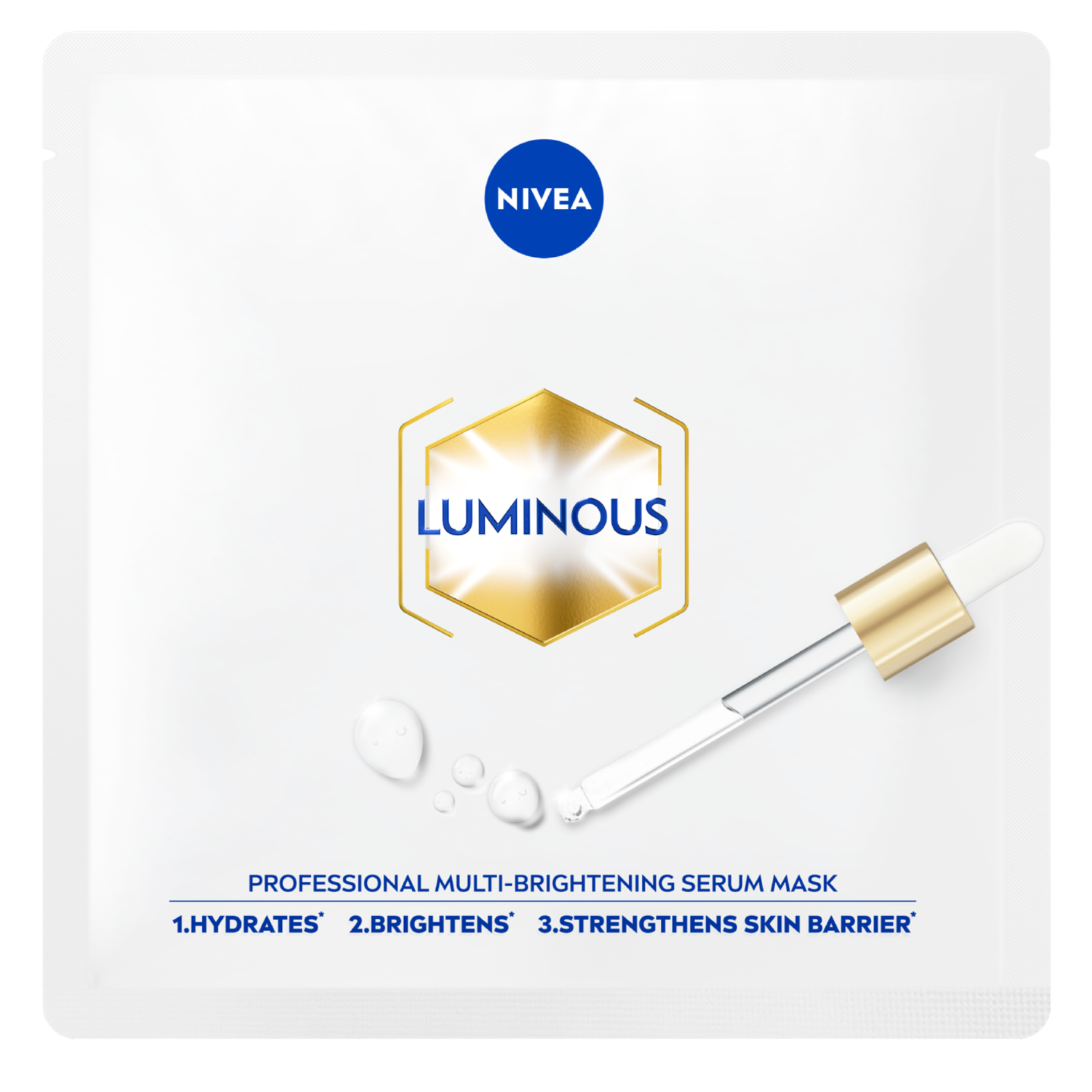 NIVEA 妮維雅 專研多重透白精華面膜 1片裝 (平行進口)