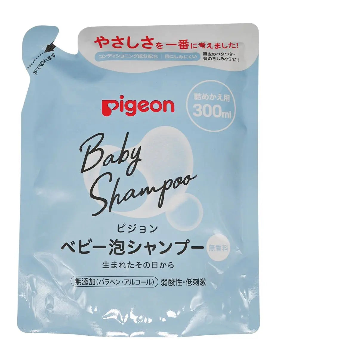 Pigeon - 小童泡沫洗髮露 300ml [補充裝] (藍色) Pigeon
