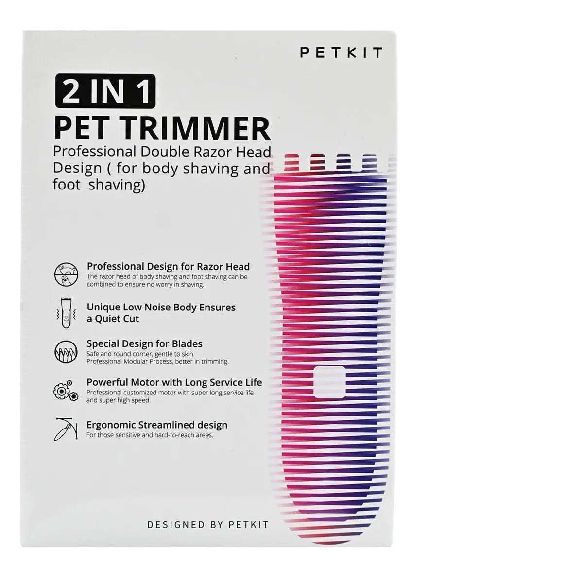 PETKIT - 2合1寵物電推剪 寵物電動剃毛器 狗狗剃毛器貓咪剃腳毛器貓腳毛修剪器 PETKIT