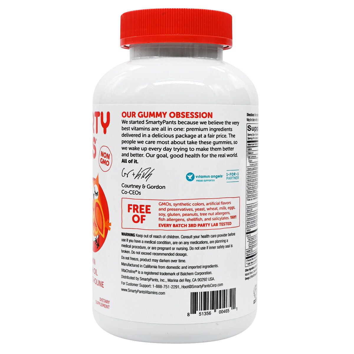 SmartyPants Vitamins - 兒童復合維生素+Omega 3(180 粒軟糖)此日期或之前食用：2027年2月1日(平行進口) (04651)