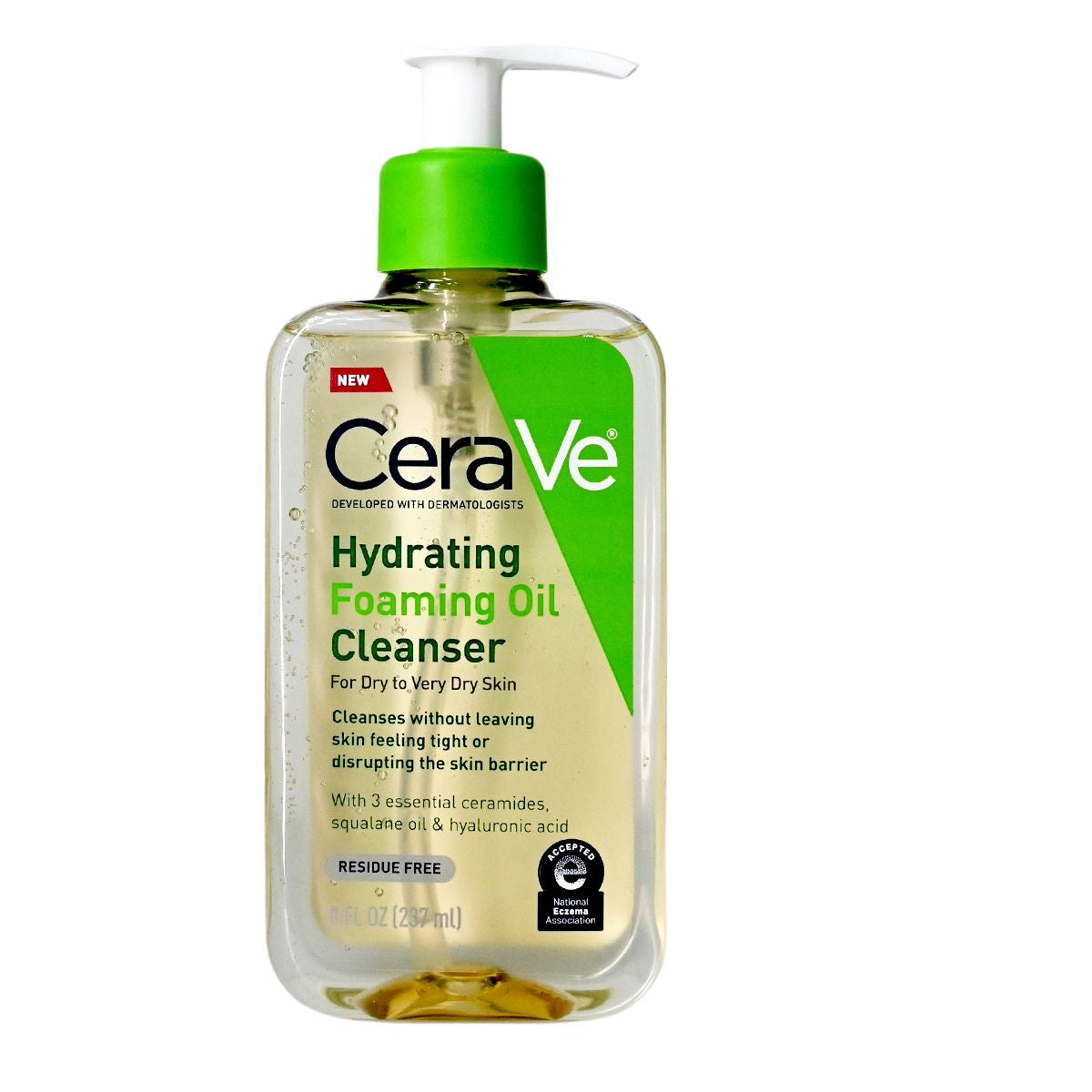 CeraVe - [全新] 保濕泡沫卸妝潔面油 (乾燥、敏感肌) 237ml (09310)(平行進口)