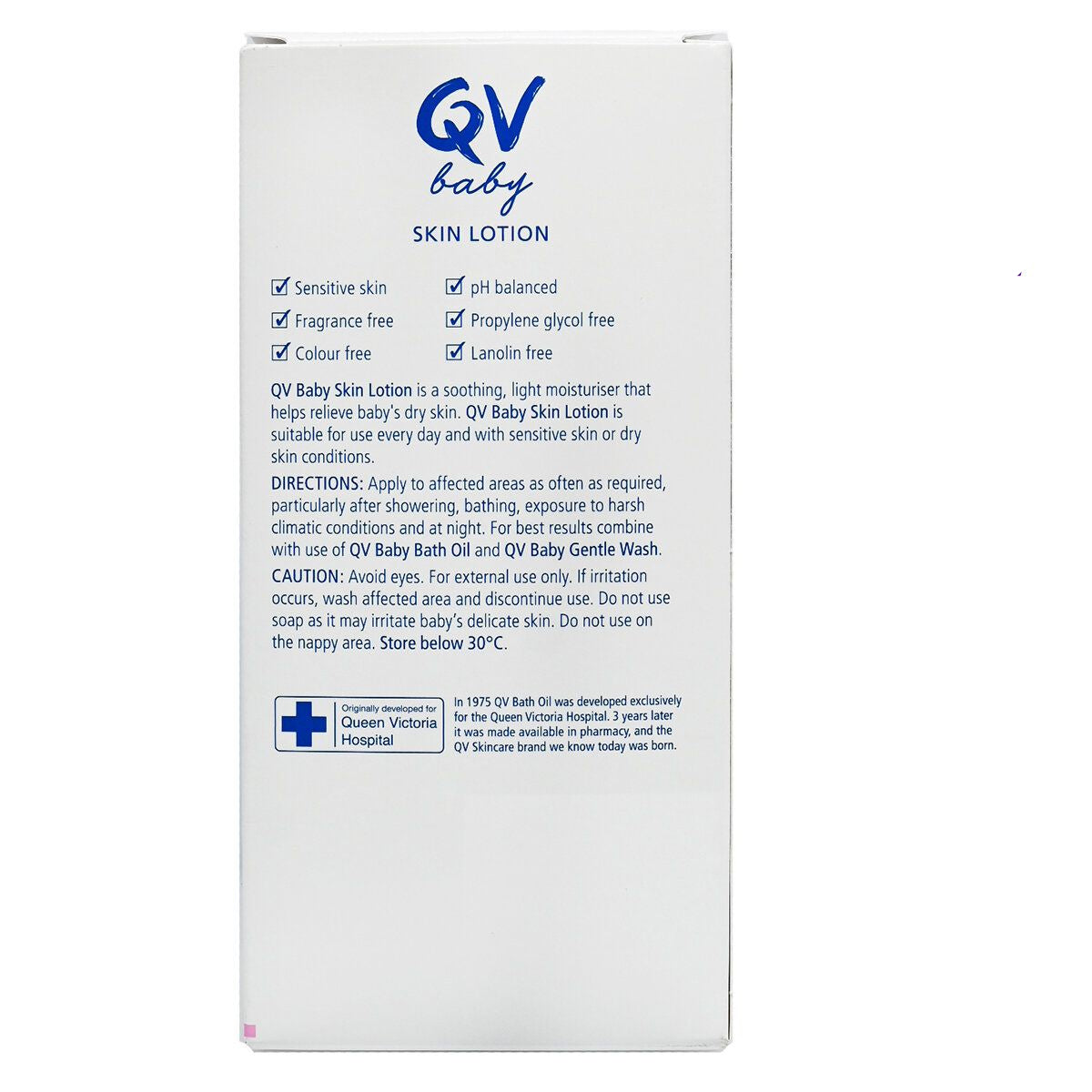 QV - 嬰幼兒 潤膚乳 (含維他命B3) 250g (泵裝) (平行進口)(17995)