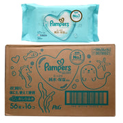 Pampers - [原箱]-純水無添加 韓國製造Ichiban純水款濕紙巾 896片