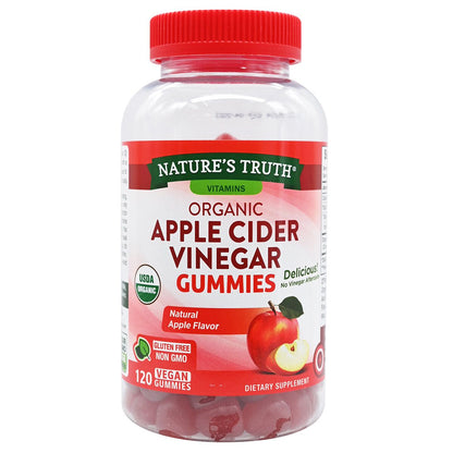 NATURE'S TRUTH - ® - 有機蘋果醋軟糖(120 粒軟糖)此日期或之前食用：2026年9月(平行進口) (14822)